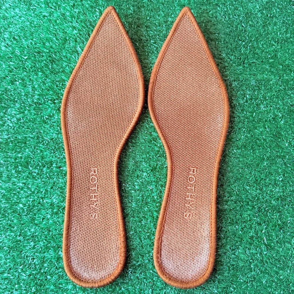 Rothy's The Point Flat Driftwood Spot Pattern Women’s Ballet Shoes - Picture 9 of 11